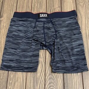 SAXX Men's Multi Sport Mesh Ballpark Pouch Pro Size S Navy Boxer Briefs